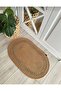 Jute Straw Patterned Door Mat, Bathroom Mat, Straw Carpet, Balcony Mat, Jute Mat