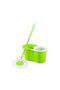 360 Degree Spin Circular Mop With Bucket Green/White - 3