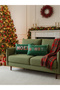 Ho Ho Ho - Christmas Written Christmas-Themed Double-Sided 2-Piece Throw Pillow Cover - Christmas Throw Pillow Cover Set