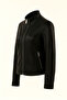 Women's Genuine Black Leather Coat Real Female Tba Leather Jacket - 3