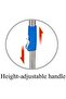 360 Degree Spinning Mop Bucket Set With 1 Free Mop Head - Blue - 2
