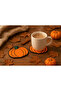 Pumpkin Halloween Design Coasters – Halloween Fall Themed Decorative (Set of 2) - 5