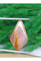 Carnelyan Agate Natural Stone Cap (Ring Stone-Necklace Stone-Bracelet Stone) - 5