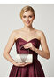 Ten Nude Crystal Silver Stone Satin Evening Dress Bag, Elegance with Metal Handle