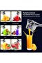 Aluminum Alloy Manual Citrus Juicer - For Oranges, Lemons, Pomegranates & More - 5