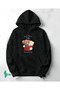 Hooded Sweatshirt Unisex Hoodie 3 Thread Cotton Oversize - 2