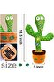 Dancing Cactus Toy Mimicking Singing Recording Light Up Repeat Voice Baby Kids Interactive Gift - 8