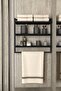 3-Tier Towel Rack Bookcase Stylish and Functional Metal Wood Wall-Mounted Home Bathroom Kitchen Organizer Shelf - 2