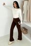 Women's High Waist Flared Leggings – Retro & Urban Style - 4