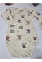 Girl Boy Child Baby Long Sleeve Snap Fastener Bodysuit-Badi 100% Organic Cotton 1-2-3-4-5-6 Years Old - 7