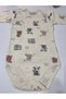 Girl Boy Child Baby Long Sleeve Snap Fastener Bodysuit-Badi 100% Organic Cotton 1-2-3-4-5-6 Years Old - 4