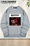 Unisex Loose Fit Fnaf Foxy Ass?!?!?!?!? Meme Printed Design Oversized Crew Neck Sweatshirt