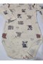 Girl Boy Child Baby Long Sleeve Snap Fastener Bodysuit-Badi 100% Organic Cotton 1-2-3-4-5-6 Years Old - 8