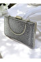 Platinum Imported Glitter Patterned Metal Handle Women's Evening Dress Bag - 7