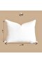Rectangular Duck Feather Pillow Insert 50x35 cm - 2
