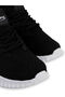 Girls' Sports Shoes Size 31-35 Black-Pink - 4