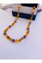 Certified Original Drop Amber Baby Kids Necklace and Adult Turquoise Bracelet - 2