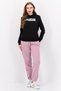 Women Sportswear Fit Brand Logo Training Hoodie, Black - 4