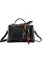 Shoulder Bag - High-Grade PU Leather for Women with Scarf