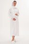 Women's Shawl Collar Lace Long Sleeve Special Design Maternity Nightgown Dressing Gown Set