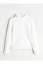 Turtleneck Girl's Knit Sweater (W5) - 2