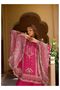 Vibrant Fuchsia Ethnic Wear Against Traditional Indian Architecture - 5