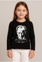 Ataturk Printed Uzunkol Unisex Children's T-Shirt - 2