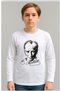 Ataturk Printed Uzunkol Unisex Children's T-Shirt - 3