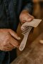 100% Handmade Boxwood Comb (Natural Walnut Wood) - 5