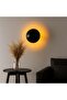Fungal Modern Metal Plated Single Wall Sconce Black Diameter 20cm, Minimalist Decor Lighting Fungal13362A - 2