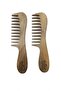 100% Natural Handmade Boxwood Comb Set of 3 (Made from Walnut Wood) - 6