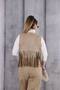 Premium Quality Genuine Suede Vest Pants Set - 2