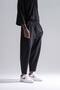 Unisex Black Pocket Detailed Design Baguette Trousers - 4
