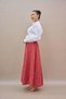 Red Little Floral Balloon Skirt - 7