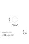 Fungal Modern Metal Plated Single Wall Sconce Black Diameter 16cm, Minimalist Decor Lighting Fungal13361A - 8