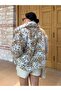 Leopard Print Shawl Collar Faux Fur Coat – Soft Texture, Oversized Patterns, Winter Stylish Women's Outerwear 7552 - 5