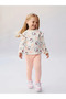 Lcw Baby Beige Hello Kitty Printed Baby Girl Blouse and Pants 2-Pack