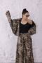 Z.R Muadil Leopard Premium Textured Satin Bomber Jacket Pants Set - 6
