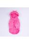 Pink Lucca Teddy Hoodie Bear Ear Plush Medium Large Breeds Dog Outfit Dog Sweati - 7