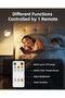 Rechargeable LED Wall Mounted Light (3 Pack) | 360°Rotation Dimmable Cordless Wall Light (Wooden) - 3