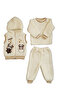 Winter Baby Set. The Hat Has a Zipper and Embroidery. - 3