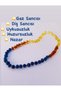 Certified Original Drop Amber Baby Kids Necklace and Adult Turquoise Bracelet