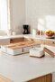 Valverdi - 6-Piece 13-Item Plastic Breakfast Set Presentation Set Bamboo Look - 4
