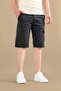 Men's Gabardine Bermuda Canvas Lycra Cargo Pocket Shorts - 4