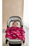 بطانية أطفال تريكو منقوشة بألوان قوس قزح مقاس 90x90 سم - 2