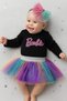Baby Girl Birthday Concept Tulle Skirt Tutu Set - 2