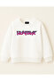 K-pop Demon Hunters Huntrix Zoey Rumi Mira Front and Back Printed Unbrushed Oversized Girls' Sweatshirt - 2