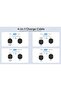 4-in-1 Multifunction USB-A/USB-C/Lightning Charging Cable, 66W PD, 4ft Nylon Braided - 5