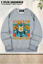 Unisex Dungeon Meowster Funny Nerdy Gamer Cat D20 Dice Dungeons and Dragon Oversized 0Yaka Sweatshirt