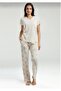 Women's Short Sleeve Pajama Set with Pockets-9006 - 5